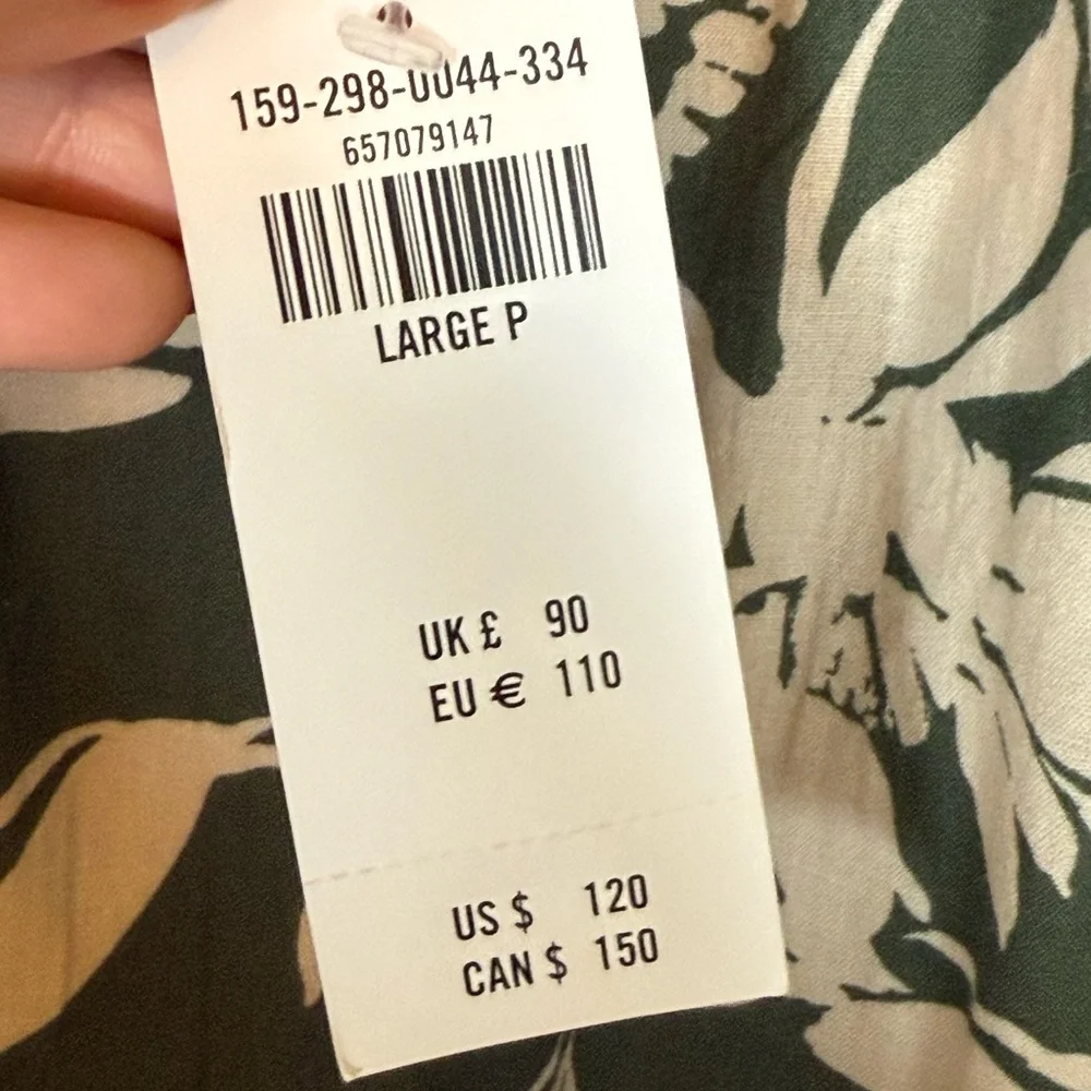 Abercrombie & Fitch Green Floral Maxi Dress